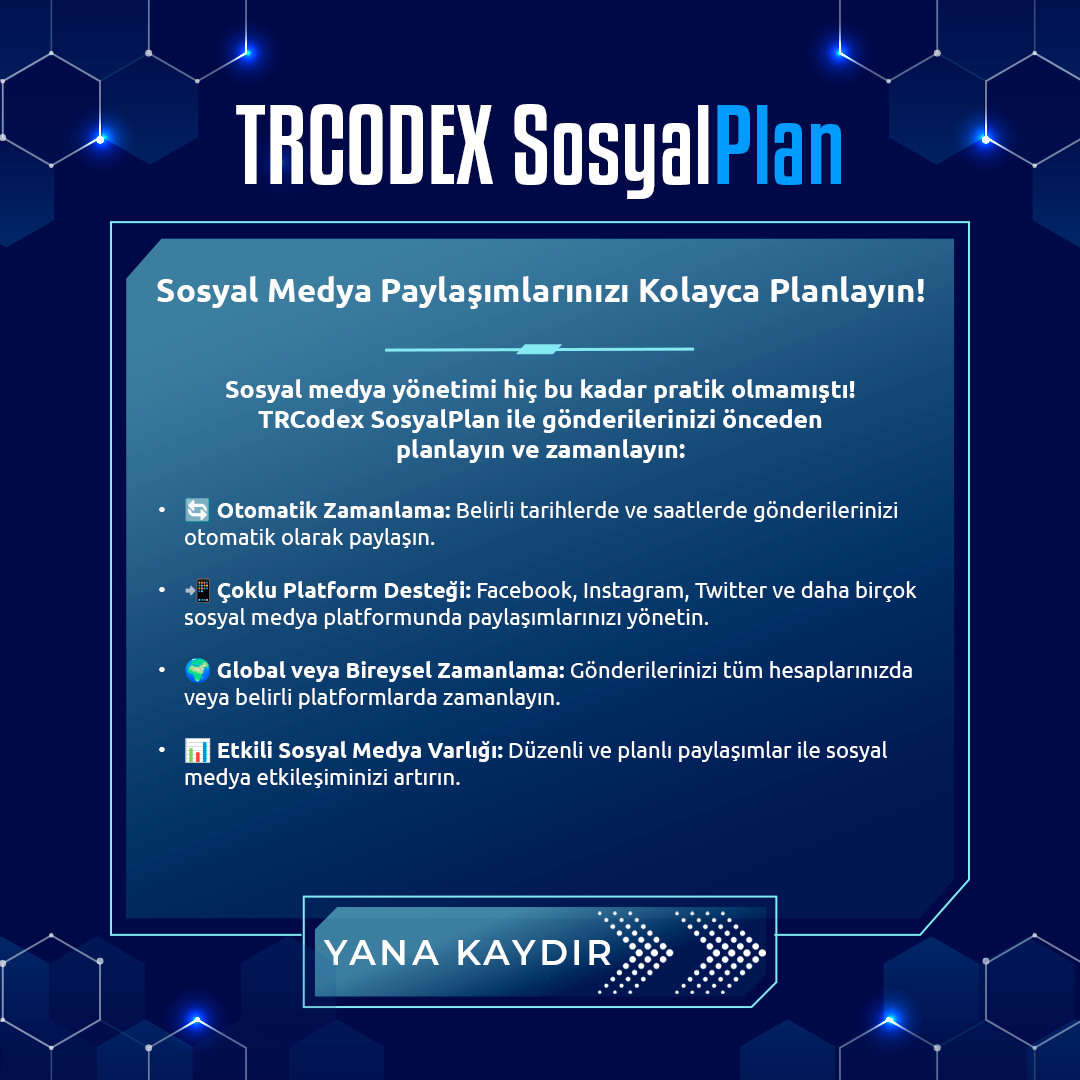 SosyalPlan - Sosyal Medya Yönetimi - Görsel 2